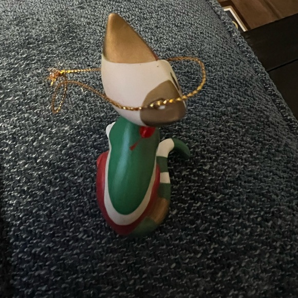 Vintage 2002 Goebel Rosina Wachtmeister Patchwork porcelain cat ornament - Picture 3 of 4